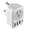 B, variant on Universal International Travel Adapter, Worldwide Power Plug Converter, Global Outlet Socket for Multiple Devices, Portable Electronic Accessory, A