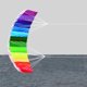 thumbnail image 5 of Cometa Dual Line Stunt Power Kites Soft Parafoil Kite para playa (160 cm 13 colores Tmvgtek libre de BPA, 5 of 6