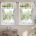 thumbnail image 2 of LALILO Kitchen Curtain Valance Castle Tower Japan Autumn Maple Rod Pocket Window Curtain 52"x 18" Set of 2, 2 of 7