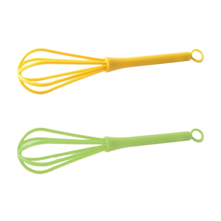 TINYSOME Kitchen Plastic Whisk Mixer Egg Beater, Sturdy Kitchen Tool with  Handle Non-Stick Coating Hand Egg Whisk Cooking Tools 