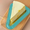 thumbnail image 4 of 6-Inch Disposable Cheesecake/Tiramisu Container - Reusable Plastic Baking Box for Desserts/Catering (14x9x8cm), 4 of 6