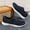 Blue, variant on Couple Solid Color Non- Casual Shoes for Men and Women with Widened Feet, Soft Sole Walking Shoes for Middle-Aged and Elderly People with Swollen Feet