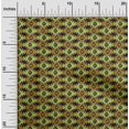 thumbnail image 1 of oneOone Tissu Flex Coton Imprimé Géométrique Ikat BTY 40 Pouces de Large, 1 of 4