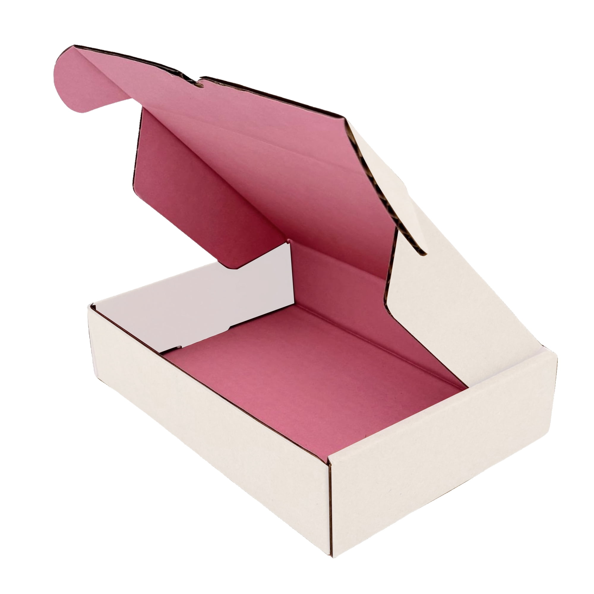 Ucanpack Corrugated Mailer Box Medium Packing Supplies For Moving Pink (White Outside), 11 x 8¾ x 4" - 50 Pcs