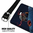 thumbnail image 3 of Superman Darkseid Character Rectangle Leather Luggage Card Suitcase Carry-On ID Tag, 3 of 5