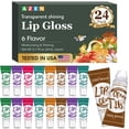 thumbnail image 1 of Set de brillo labial AZEN Clear Lip Oil, paquete de 24 con vitamina E, 1 of 9