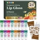 thumbnail image 1 of Set de brillo labial AZEN Clear Lip Oil, paquete de 24 con vitamina E, 1 of 9
