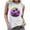 White, variant on gbyLJF Baseball Tank Top Sleeveless Cardigans for Women Neon Tank Tops V Neck Tank Tops for Women Fitted