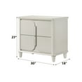 thumbnail image 2 of Acrylic material - Two - drawer functionality - Bedroom style - Add modern touch to decor, 2 of 2