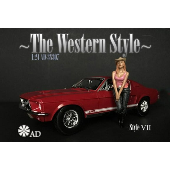 The Western Style VII, Beige and Pink - American Diorama 38307 - 1/24 scale Figurine - Diorama Accessory