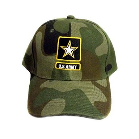 US Army Military Baseball Caps Hats Embroidered - Camo Color ( A7506A63)