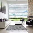 thumbnail image 7 of Ahgly Company Machine Washable Indoor Round Transitional Gray Cloud Gray Area Rugs, 3' Round, 7 of 7
