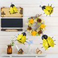 thumbnail image 4 of unbranded 4Ud De Pared Abejas De Metal En Colores Variados Para Interior Y Exterior Con, 4 of 8