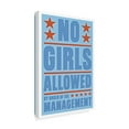 thumbnail image 2 of Trademark Fine Art 'No Girls Allowed' Canvas Art by John W. Golden, 2 of 3