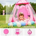 thumbnail image 3 of Yexmas Kids Play Tent, Pop Up Princess Tent Girls Kids Playhouse, Foldable Ball Pit with Carrying Bag, 3 of 7