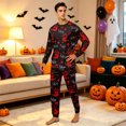 thumbnail image 4 of Matching Family Halloween Pajamas Set - 2026 Cute Ghost & Pumpkin Print Two-Piece Sleepwear Pjs - Family Matching Pajamas Soft Holiday Loungewear Halloween Matching Pajamas for Family, 4 of 6