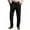 Black, variant on AnuYalue Mens Cotton Linen Dress Pants Classic Fit Straight Leg Business Pant Casual Wrinkle Golf Business Work Pants