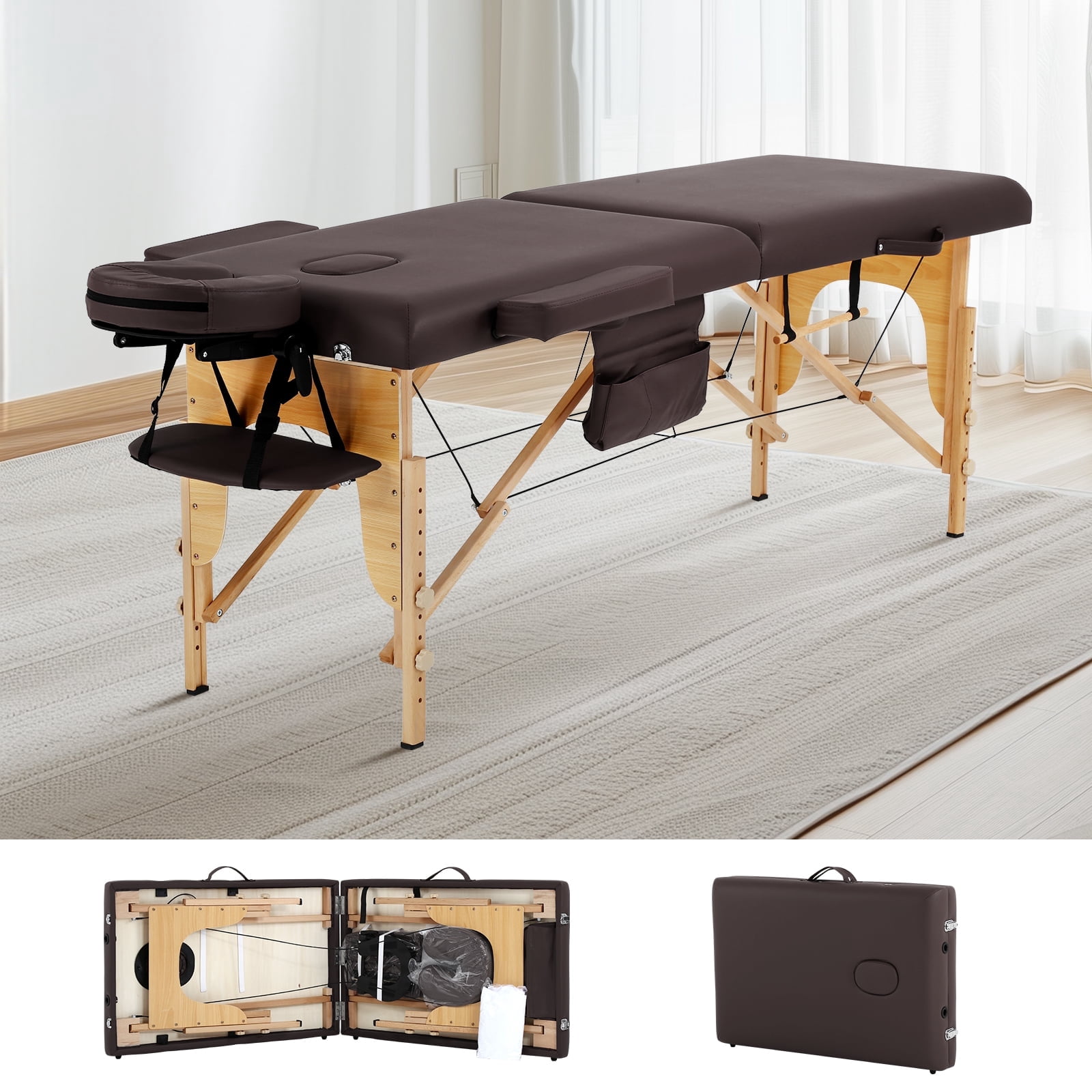 Inner Strength Sycamore Portable Massage Table Package - Walmart.com