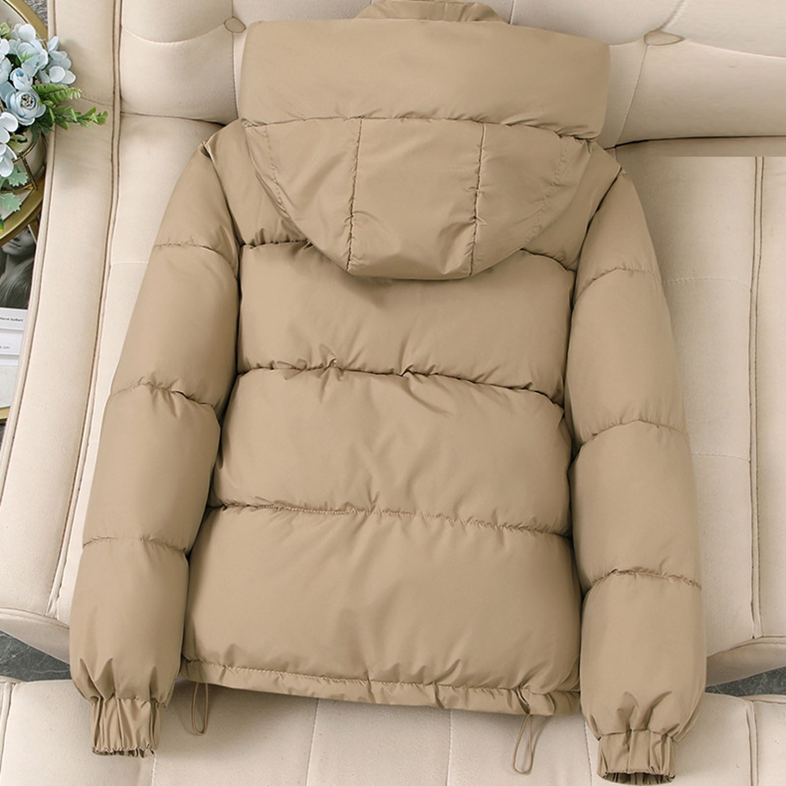 Gamivast Christmas Gifts Puffer Jacket Womens Winter Long Sleeve 並行輸入品 Gamivast Puffer Jacket Vest Boys and Girls Size 4-13 Lightweight Letter  Printed Stand Collar Down Jackets with Pockets Winter Padded Sleeveless  Coats