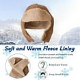 thumbnail image 3 of Gorro de invierno resistente al viento, gorro de invierno para bebé con forro polar, gorro de bombardero para niños, gorro cálido con orejeras para niños y niñas, 3 of 6