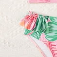 thumbnail image 7 of Ymyiu Toddler Bathing Suits Toddler Swimsuit Girl Baby Bathing Suit Ruffle Sleeveless Beach Swimwear with Shorts Two Piece Tankini Set 5T 6T (Pink,5-6 Years), 7 of 7