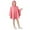 Pink, variant on Gelikeya Kids Lightweight Rain Jacket Boys Girls 1-9 Years Solid Color Poncho with Pockets Hooded Raincoat (Pink, 1-3 Years)