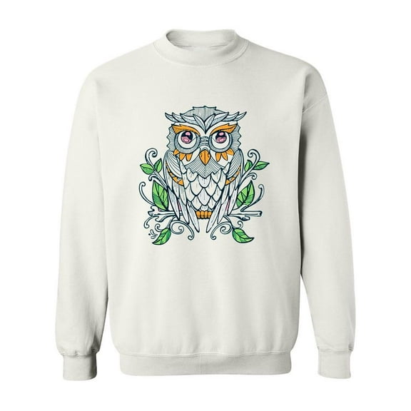 The Owl On The Tree  Sweatshirt Men -Image by Shutterstock, Male 4X-Large