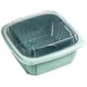 thumbnail image 1 of 3 In1 Kitchen Colander With Lid- Plastic Double-layer Fruit And Vegetable Strainer Bowl Sets /storage, For Mixed Grain Cleaning, Drainage And Fresh-ke, 1 of 5