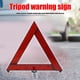 thumbnail image 3 of Trípode de advertencia de seguridad de avería de emergencia de coche Señal de reflector rojo plegable Sywqhk Accesorios para autos y motos, 3 of 9