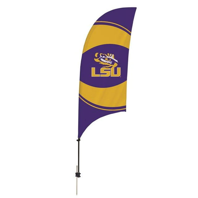 Showdown Displays 810028LSU-003 7.5 ft. LSU Tigers Razor Feather NCAA Flag with Spike Base - No.003