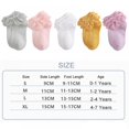 thumbnail image 4 of Children's Cute Double Lace Embroidered Baby Socks Children Dance Socks, 4 of 4