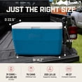 thumbnail image 4 of Coleman Chiller 48 QT Hard-Sided Ice Chest Cooler with Portable Handles, Deep Ocean, 4 of 5