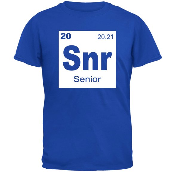 Senior Periodic Table 2021 Graduation Mens T Shirt