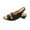 Black, variant on OAVQHLG3B Sandals for Women Under $10 Summer Ladies Shoes Fish Mouth Medium Thick Heel Metal Buckle Women's Sandals