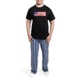thumbnail image 5 of CafePress - American Flag Men's Dark Pajamas - Men's Dark Loose Fit Cotton Pajama Set, 5 of 7