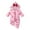 Pink, variant on Baby Rompers Boys Long Sleeve Baby Girls Footed Pajamas Zip-Front One-Piece Sleeper Non-Slip Footie Cute Pattern Jumpsuit PJs 0 3 6 9 12 18 24 Months (White,6-12 Months)