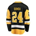 thumbnail image 3 of Men's Fanatics Matt Dumba Black Pittsburgh Penguins Home Breakaway Jersey, 3 of 3