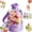 Purple, variant on Multifunctional Transparent Water Bottle Ice Maker with ice Tray, 2026 New 2-in-1 Iced Cube Bottle with Handle, Portable Silicone Cube Cup, Easy Press to Release Tray for Outdoor Camping
