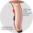 thumbnail image 5 of Secador de pelo iónico profesional Sam Villa, ligero y silencioso, con velocidad y temperatura variables, color oro rosa, 5 of 5