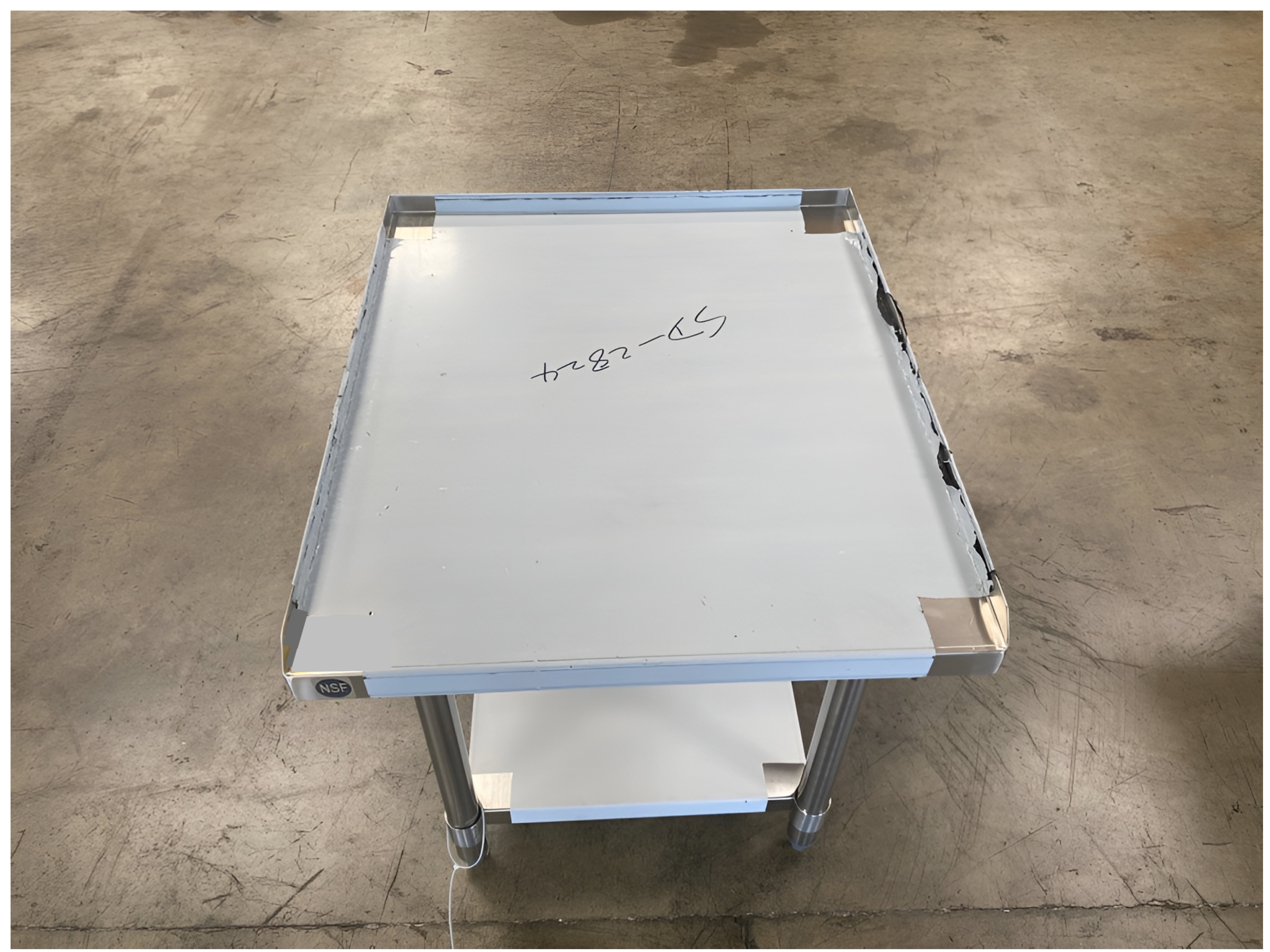 Heavy Duty Stainless Steel Equipment Stand With Undershelf & Casters - NSF Certified, Commercial Grade (24"W X 12"L)