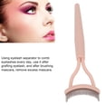 thumbnail image 4 of Eyelash Separator, Eyelash Brush Separator Half Arc Folding Makeup  Portable with Protective Cover for Traveling, 4 of 8