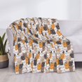 thumbnail image 3 of Fotbe Cute Cats Manta de Franela con Estampado, Manta Ultrasuave para Cama, Sofá, Auto, Hipoalergénica y Antibolitas-60"x50", 3 of 6
