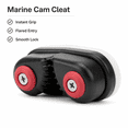 thumbnail image 2 of Marine Cam Cleat Fast Rope Entry Hardware for Sailing Boat Kayak Canoe, Standard, Black, 1-Pack, 2 of 6