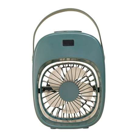 

Air Conditioner Portable For Room Portable Air Conditioners New Mini Humidification Fan USB Portable Desktop Air Cooler Household Water Cool Green