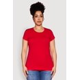 thumbnail image 2 of Women's Plus Size Basic Crew Neck Tee, 2 of 5