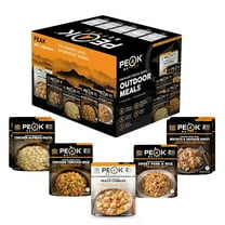 Peak Refuel Outdoor Meal Box | 100% Real Meat | Premium Freeze-Dried Meals for Backpacking, Camping & Survival | MRE Emergency Food