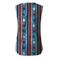 thumbnail image 6 of Pitauce Womens 4th of July Patriotic Tank Tops American Flag Button V-Neck Sleeveless T-Shirt Summer Casual Tanks, 6 of 6