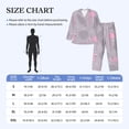 thumbnail image 6 of Bingfone Men'S Pajama Set 2 Piece Loungewear Pjs, Long Sleeve With Pajama Pants-Pink Flamingo (2), 6 of 9