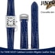 thumbnail image 4 of Correa de reloj negra marrón azul para Cartier Correa de piel de cocodrilo Tanque de piel auténtica Solo key London Calibo Pulsera para hombre 20 22 23 24 25, 4 of 5