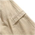 thumbnail image 4 of Timegard Shorts Men Cargo Shorts Elastic Waist Solid Color Outdoor Active Casual Shorts with Pockets, 4 of 7